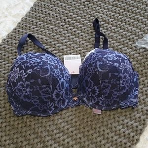 Savage Fenty Navy Blue/Periwinkle 32DD Push-Up Bra